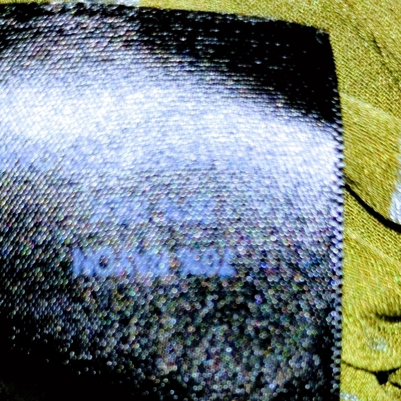 SHEER CUT VELVET CHIFFON BLOUSE - Picture 3 of 10